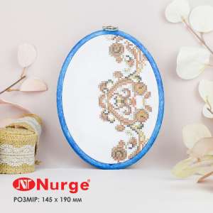 П'яльця Nurge овальні каучукові з підвісом 230-8 (145х190 мм.)